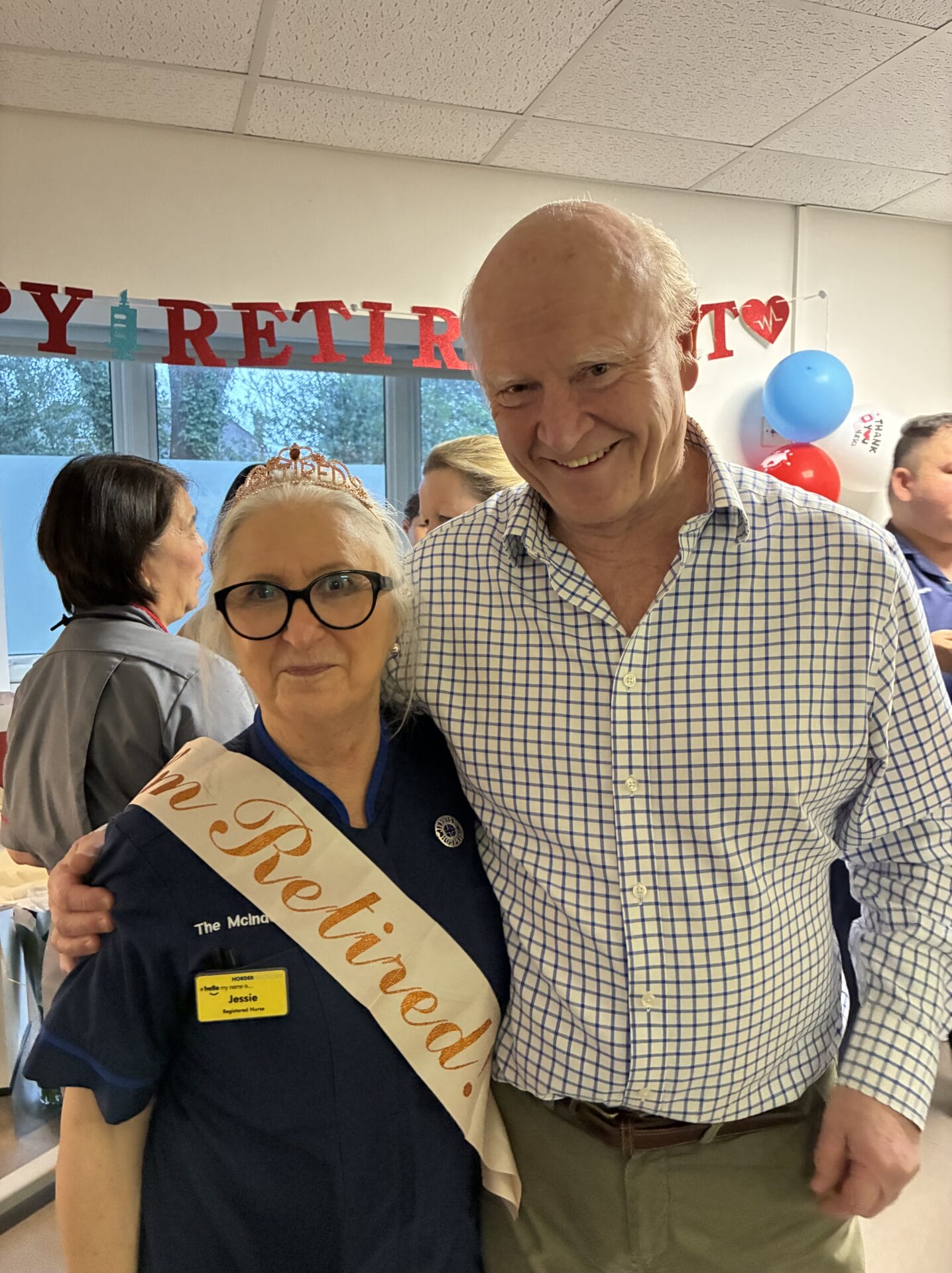 IMG_4241 Jessie with Consultant Mr Nicholas Parkhouse