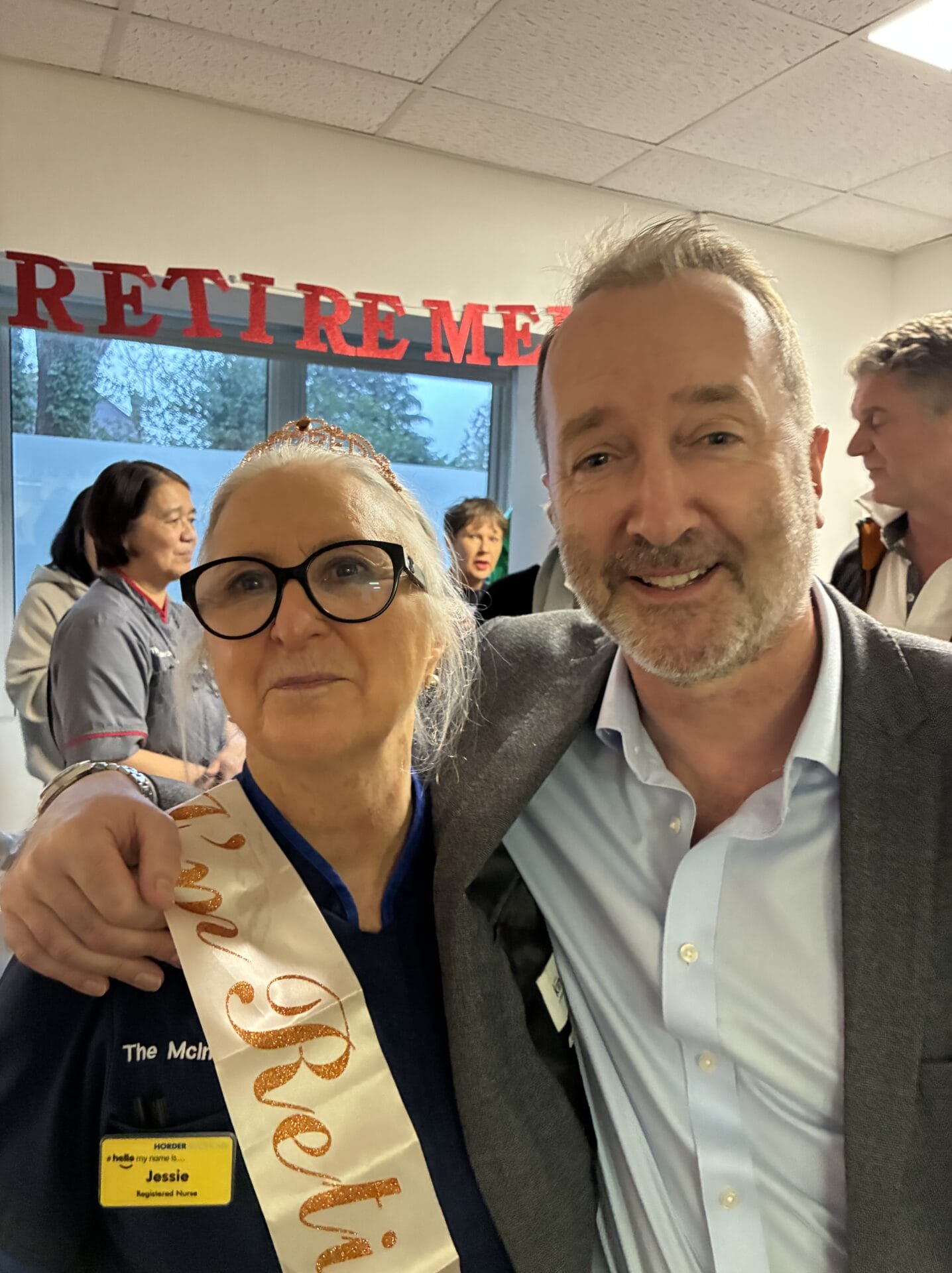 IMG_4246 - Copy Jessie with Consultant Mr Martin Jones